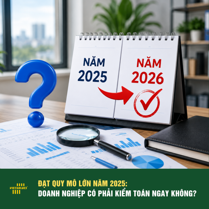 Đạt Quy Mô Lớn Năm 2025: Doanh Nghiệp Có Phải Kiểm Toán Ngay Báo Cáo Tài Chính 2025?